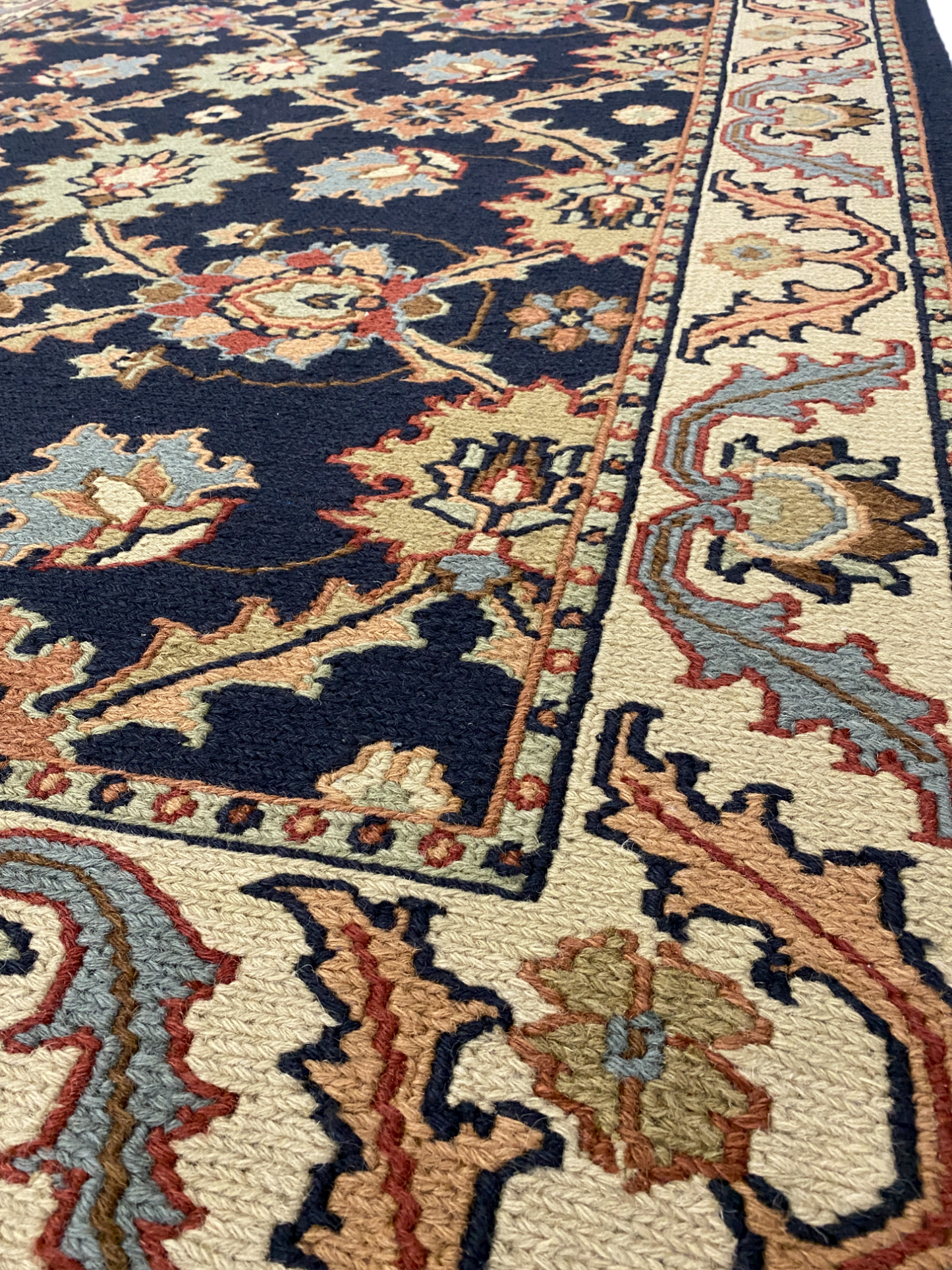 RUG 039 - Black Woven Soumak