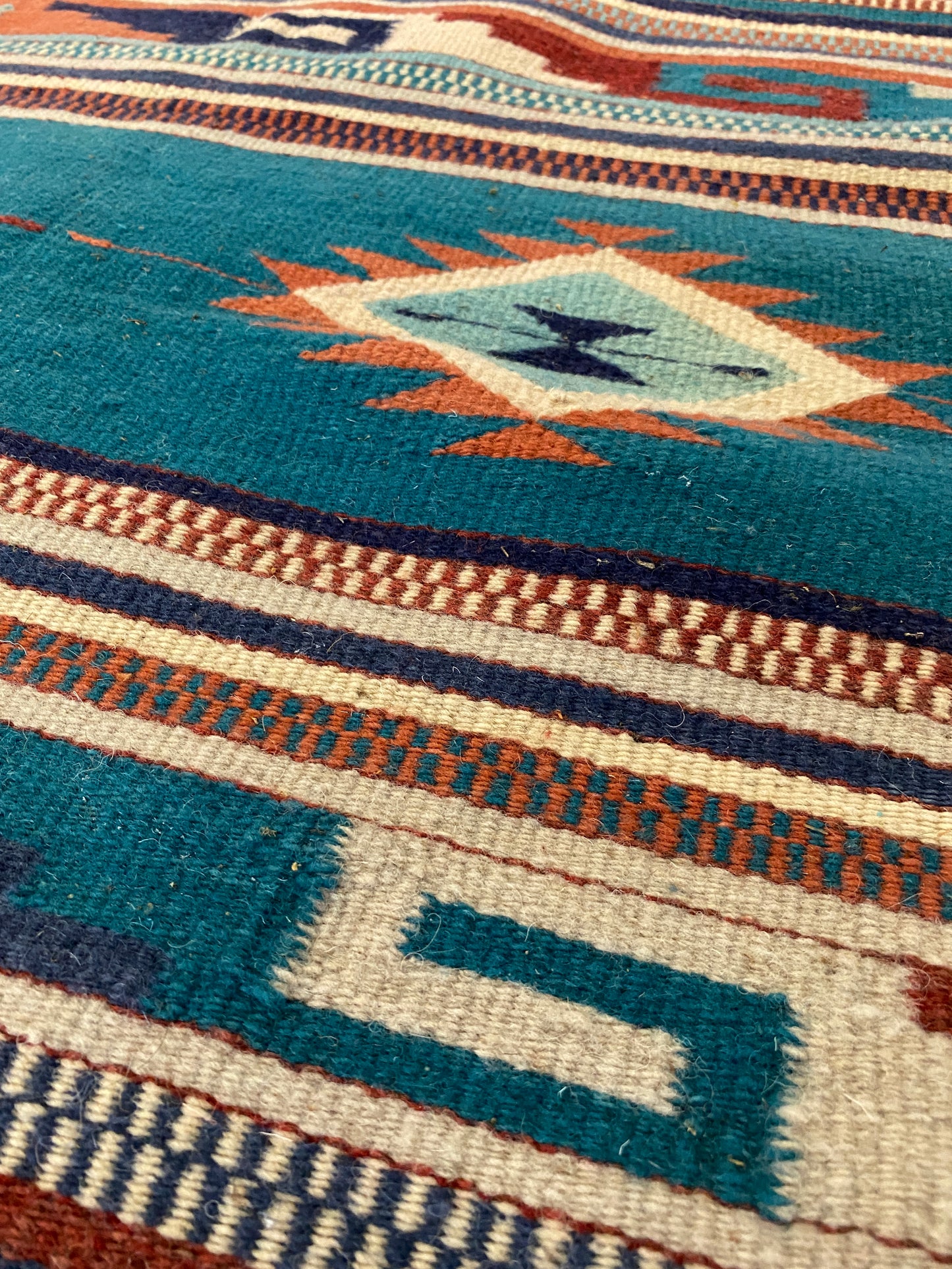 RUG 083 - Southwest Flatweave Turqouise