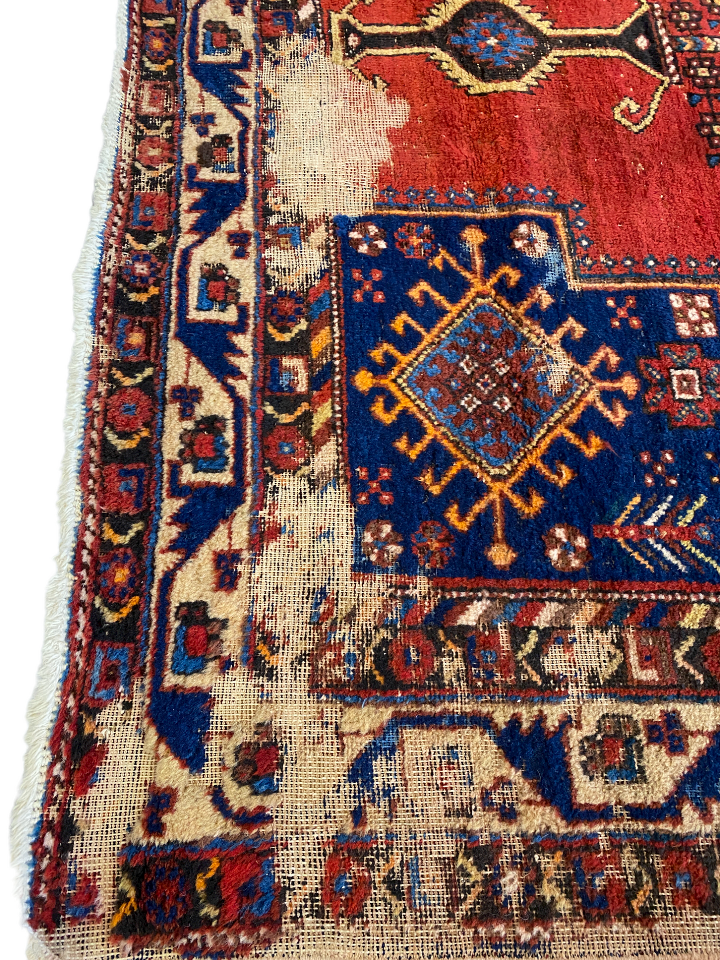 RUG 068 - Wool Persian w/ Moth Damage