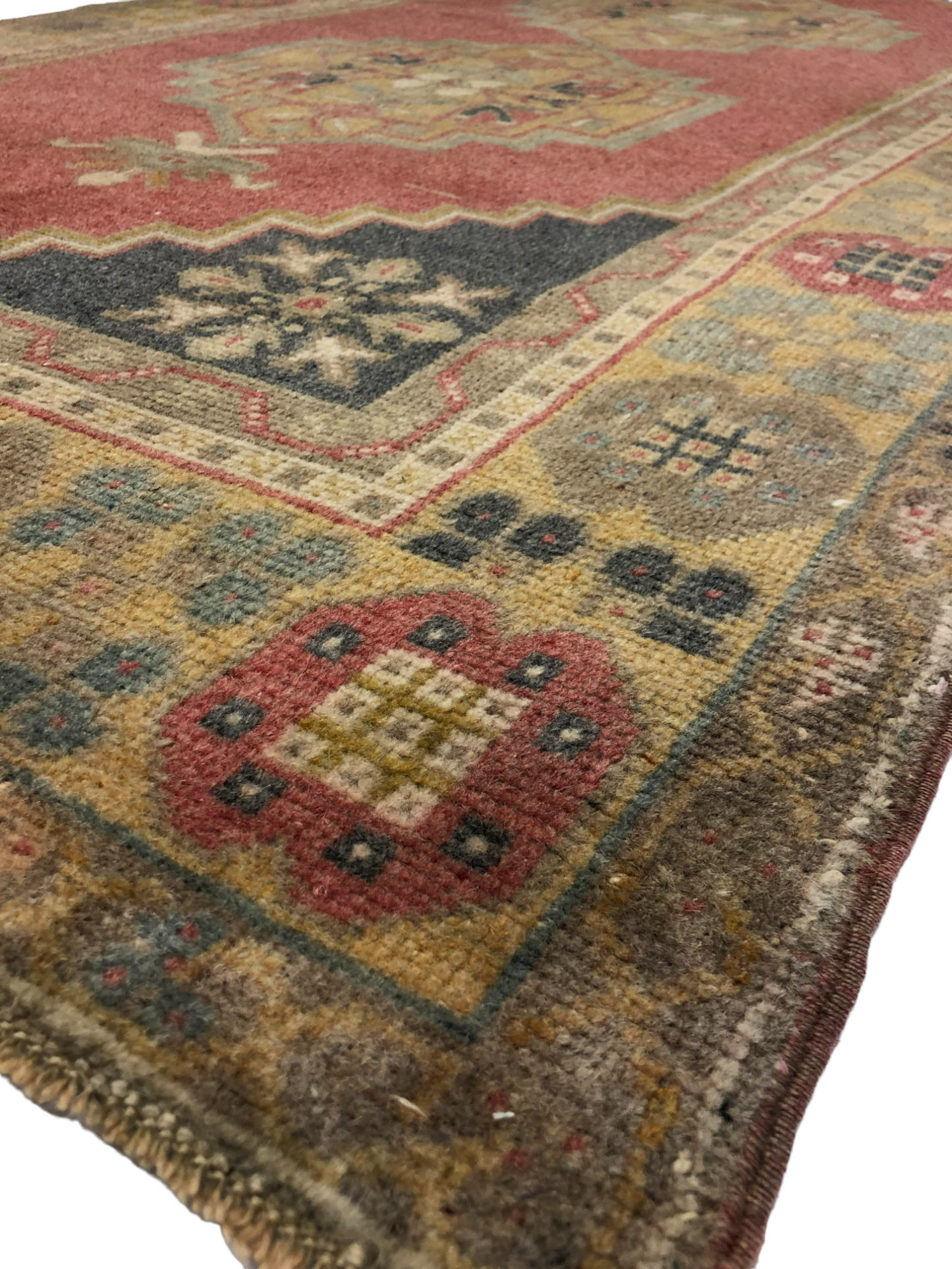 RUG 137 - Neutral/Muted Color Turkish Hand Knotted Wool Anatolian