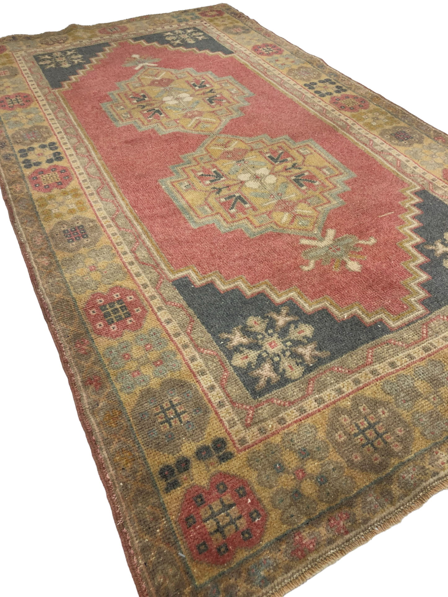 RUG 137 - Neutral/Muted Color Turkish Hand Knotted Wool Anatolian