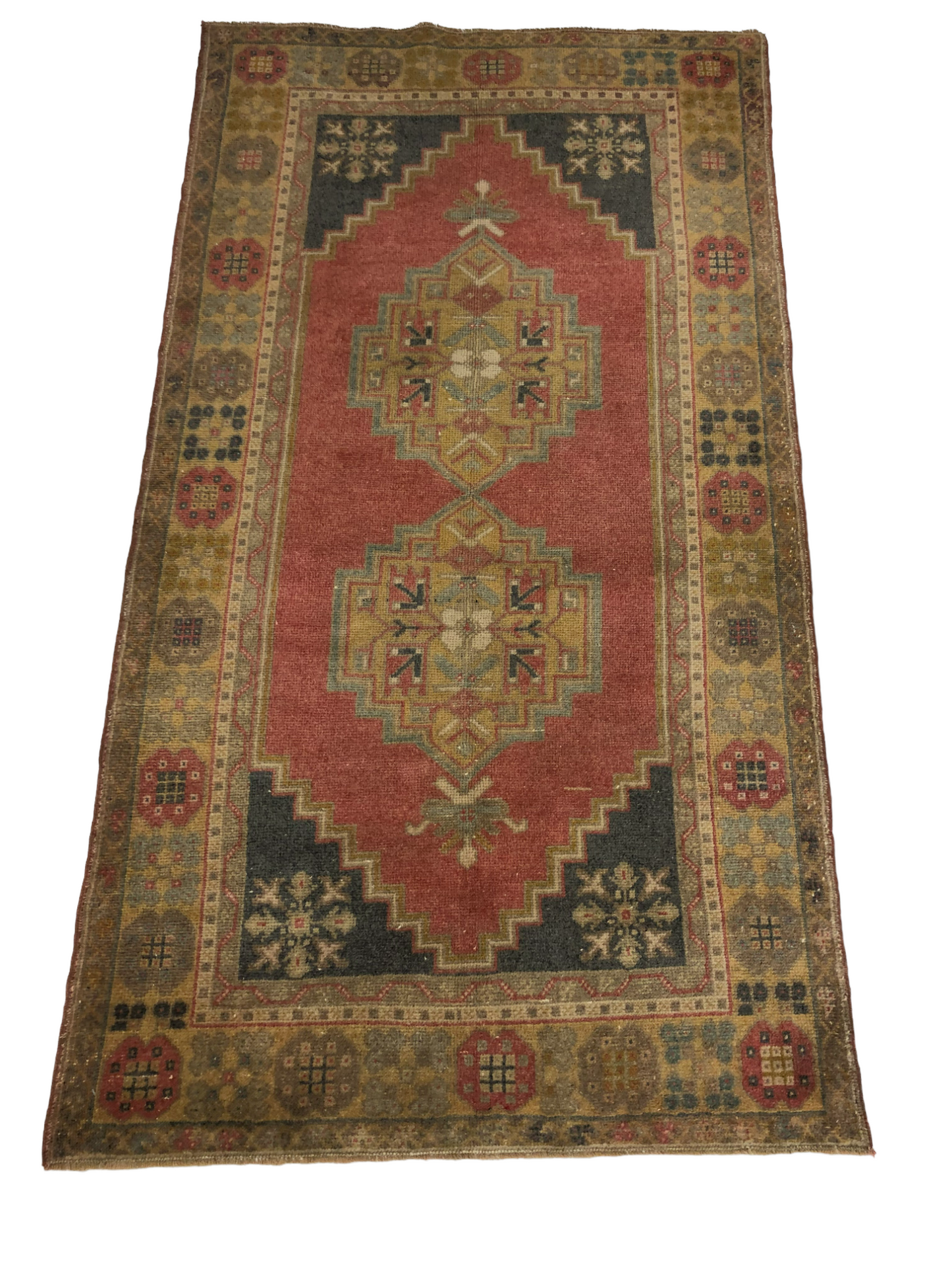 RUG 137 - Neutral/Muted Color Turkish Hand Knotted Wool Anatolian